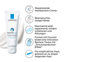 ROCHE-POSAY Cicaplast kätekreem, 100 ml