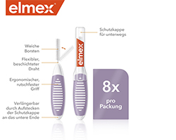 ELMEX Interdentaalharjad ISO suurus 6 1,1 mm lilla, 8 tk