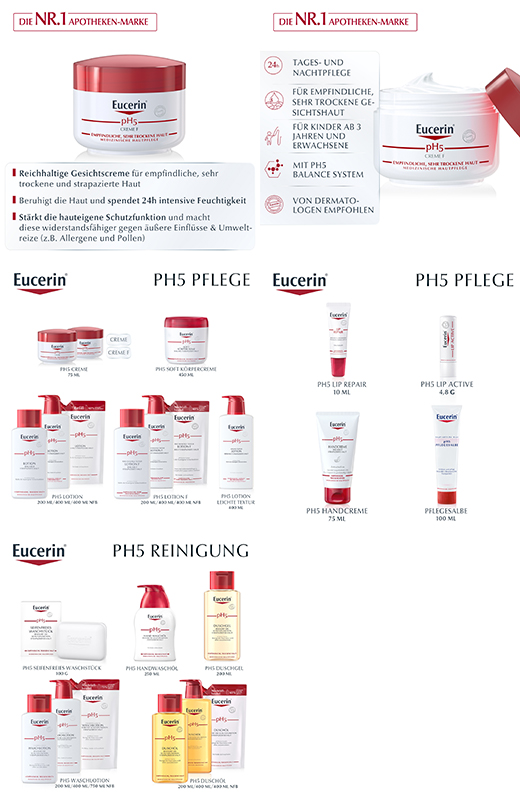 EUCERIN pH5 Cream F Sensitive Skin, 75 ml