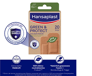 HANSAPLAST Roheline & Protect kipsiribad, 20 tk