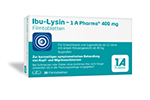 IBU-LYSIN 1A Pharma 400 mg õhukese polümeerikattega tabletid, 10 tk
