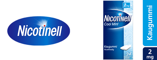 NICOTINELL närimiskumm Cool Mint 2 mg, 24 tk