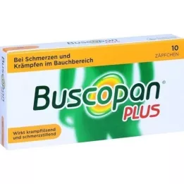BUSCOPAN pluss 10 mg/800 mg suposiitoreid, 10 tk
