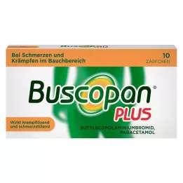 BUSCOPAN pluss 10 mg/800 mg suposiitoreid, 10 tk