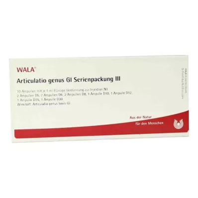 ARTICULATIO perekond GL Seeriapakend 3 ampulli, 10X1 ml