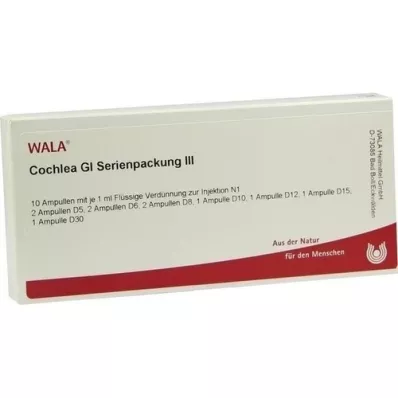 COCHLEA GL Seeriapakend 3 ampulli, 10X1 ml