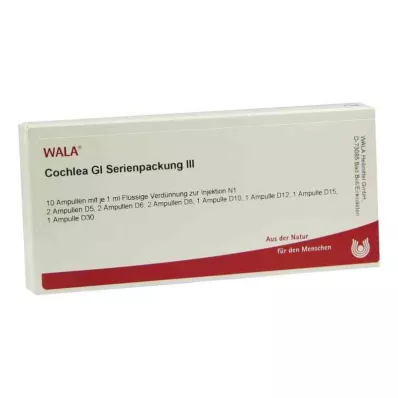 COCHLEA GL Seeriapakend 3 ampulli, 10X1 ml