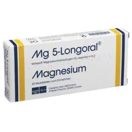 MG 5 LONGORAL närimistablette, 20 tk
