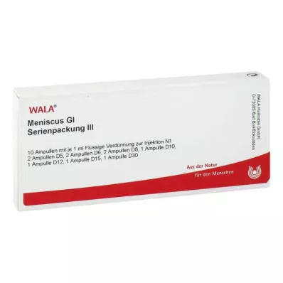 MENISCUS GL Seeriapakend 3 ampulli, 10X1 ml