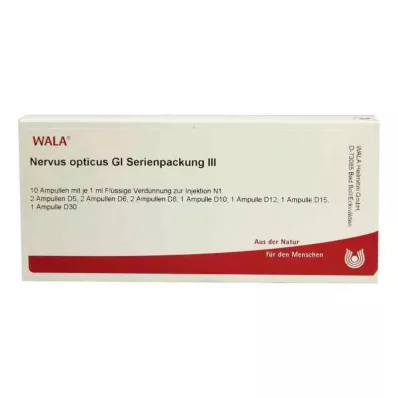 NERVUS OPTICUS GL Seeriapakend 3 ampulli, 10X1 ml NERVUS OPTICUS GL Seeriapakend 3 ampulli, 10X1 ml