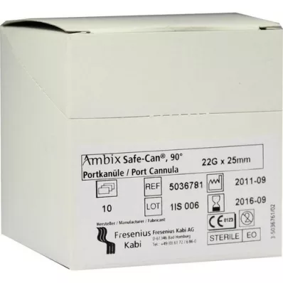 AMBIX Safe-Can Portpunkt.Kan.22 Gx25 mm kumer, 10 tk