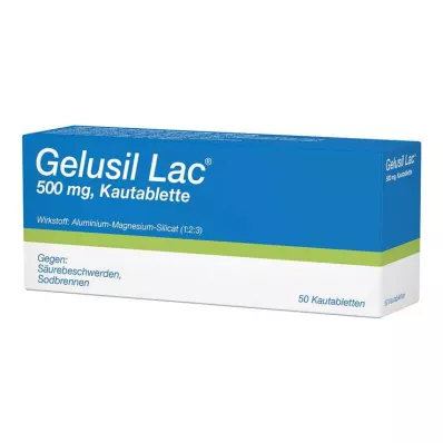 GELUSIL LAC närimistabletid, 50 tk GELUSIL LAC närimistabletid, 50 tk