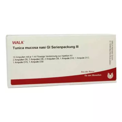 TUNICA limaskesta nasi GL Seeriapakend 3 ampulli, 10X1 ml