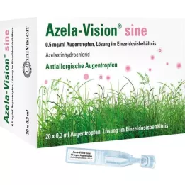 AZELA-Vision sine 0,5 mg/ml silmalahus, ühekordne annus, 20X0,3 ml