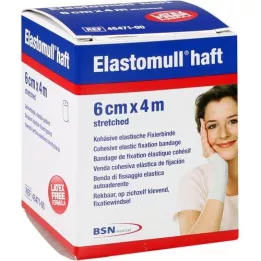 ELASTOMULL kleepuv 6 cmx4 m fikseerimisside, 1 tk