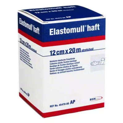 ELASTOMULL kleepuv 12 cmx20 m fikseerimisside, 1 tk