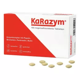 KARAZYM kõhukese polümeerikattega tabletid, 100 tk