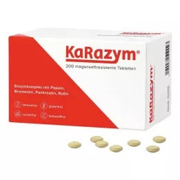 KARAZYM kõhukese polümeerikattega tabletid, 200 tk