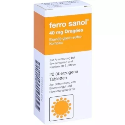 FERRO SANOL kaetud tabletid, 20 tk