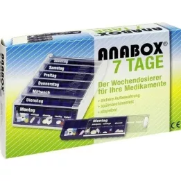 ANABOX 7 päeva nädalane dosaator sinine, 1 tk