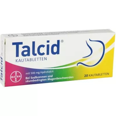 TALCID närimistabletid, 20 tk