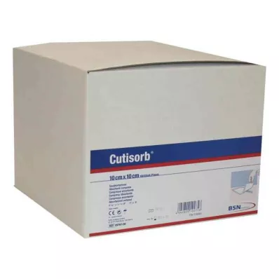 CUTISORB Imav kompressid mittesteriilsed 10x10 cm, 100 tk CUTISORB Imav kompressid mittesteriilsed 10x10 cm, 100 tk