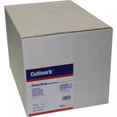 CUTISORB Imav kompressid mittesteriilsed 15x25 cm, 100 tk CUTISORB Imav kompressid mittesteriilsed 15x25 cm, 100 tk