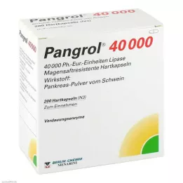 PANGROL 40.000 kõvakübarat enterokattega pelletiga, 200 tk