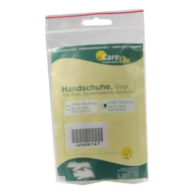 HANDSCHUHE Vinyl Anti Aids, 4 tk