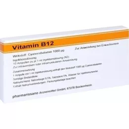 VITAMIN B12 RÖWO 1000 μg ampullid, 10X1 ml