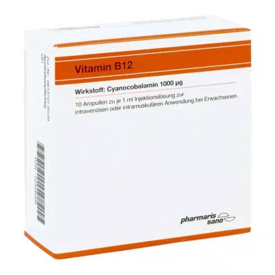 VITAMIN B12 RÖWO 1000 μg ampullid, 10X1 ml