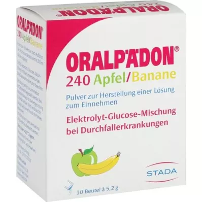 ORALPÄDON 240 Õuna-Banaanipulber, 10 tk