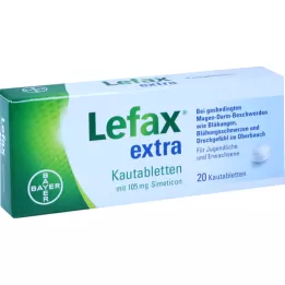 LEFAX ekstra närimistablett, 20 tk