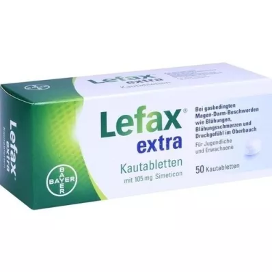 LEFAX ekstra närimistablett, 50 tk