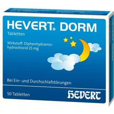 HEVERT DORM tabletid, 50 tk