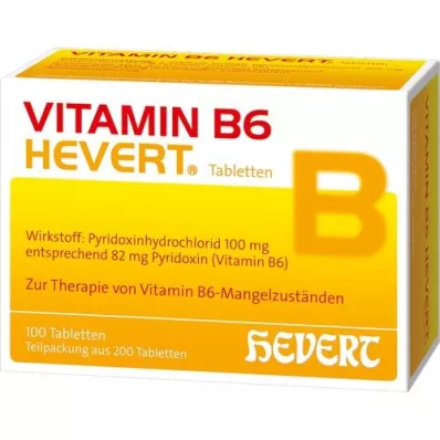 VITAMIN B6 HEVERT tabletti, 200 tk