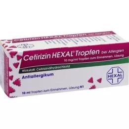 CETIRIZIN HEXAL Allergiatilgad, 10 ml