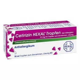 CETIRIZIN HEXAL Allergiatilgad, 10 ml