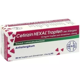 CETIRIZIN HEXAL Allergiatilgad, 20 ml