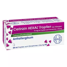 CETIRIZIN HEXAL Allergiatilgad, 20 ml