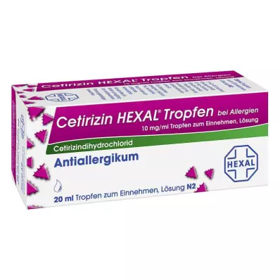 CETIRIZIN HEXAL Allergiatilgad, 20 ml