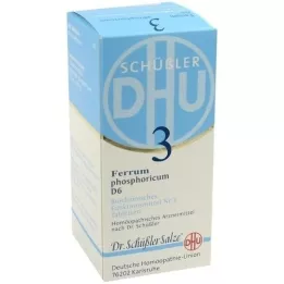 BIOCHEMIE DHU 3 Ferrum phosphoricum D 6 tabletti, 200 tk