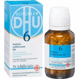 BIOCHEMIE DHU 6 Kalium sulphuricum D 6 tabletti, 200 tk