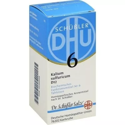 BIOCHEMIE DHU 6 Kalium sulphuricum D 12 tabletti, 200 tk