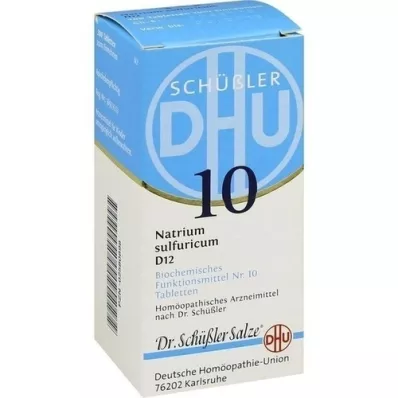 BIOCHEMIE DHU 10 Natrium sulphuricum D 12 tabletti, 200 tk