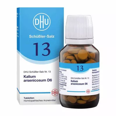 BIOCHEMIE DHU 13 Kalium arsenicosum D 6 tabletti, 200 tk BIOCHEMIE DHU 13 Kalium arsenicosum D 6 tabletti, 200 tk