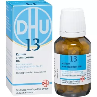 BIOCHEMIE DHU 13 Kalium arsenicosum D 6 tabletti, 200 tk