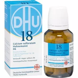 BIOCHEMIE DHU 18 Calcium sulphuratum D 6 tabletti, 200 tk