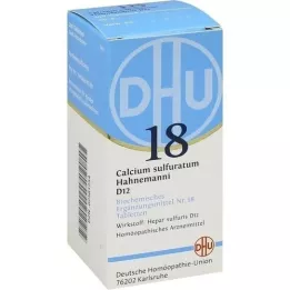 BIOCHEMIE DHU 18 Calcium sulphuratum D 12 tabletti, 200 tk