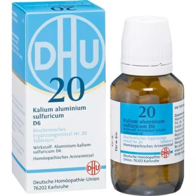 BIOCHEMIE DHU 20 kaaliumalumiinium.väävel.D 6 tabletti, 200 tk